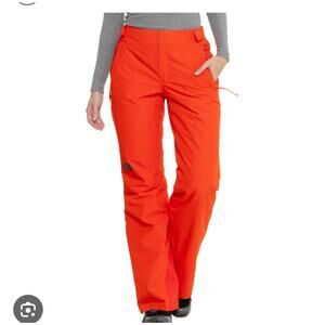 The Northface women’s orange dry vent waterproof ski & snowboard pants medium